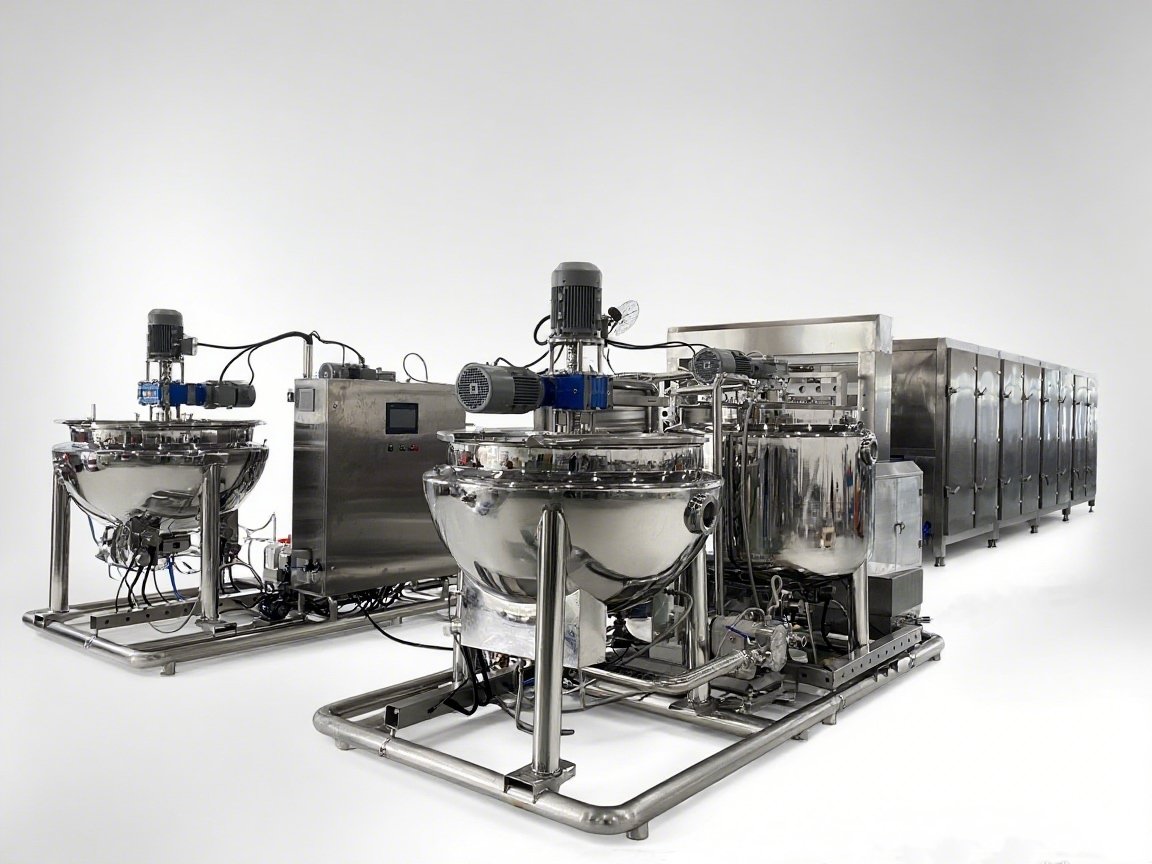 600kg/h Fully automatic gummy/Jelly candy production line