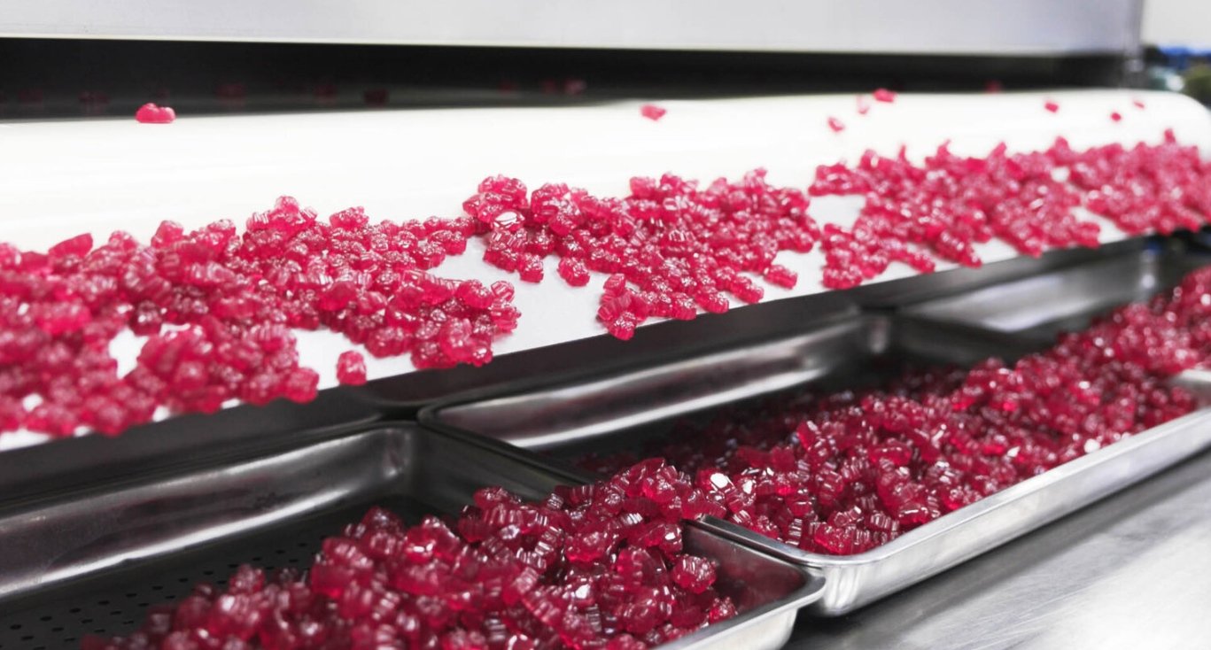 450kg/h Fully automatic gummy/Jelly candy production line