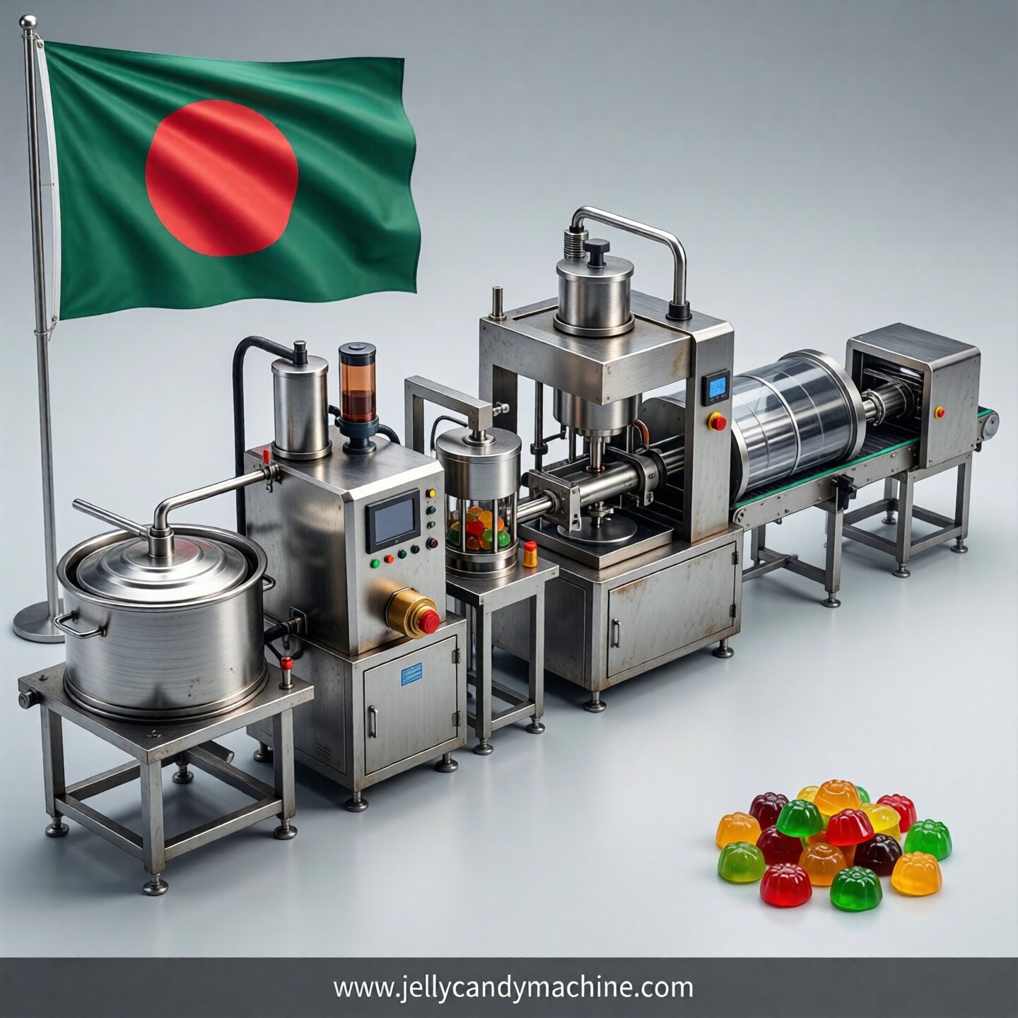 jelly candy production line in Bangladesh
