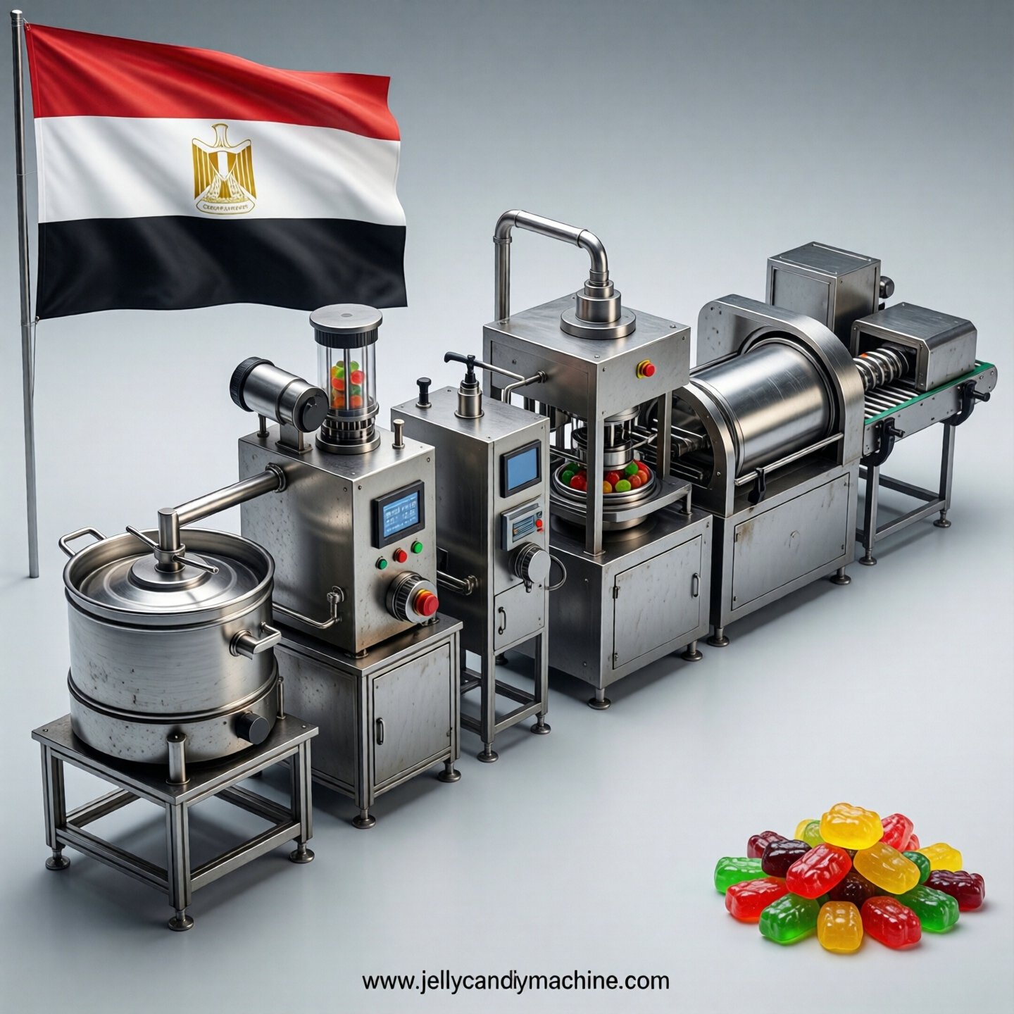 jelly candy production line in Egypt