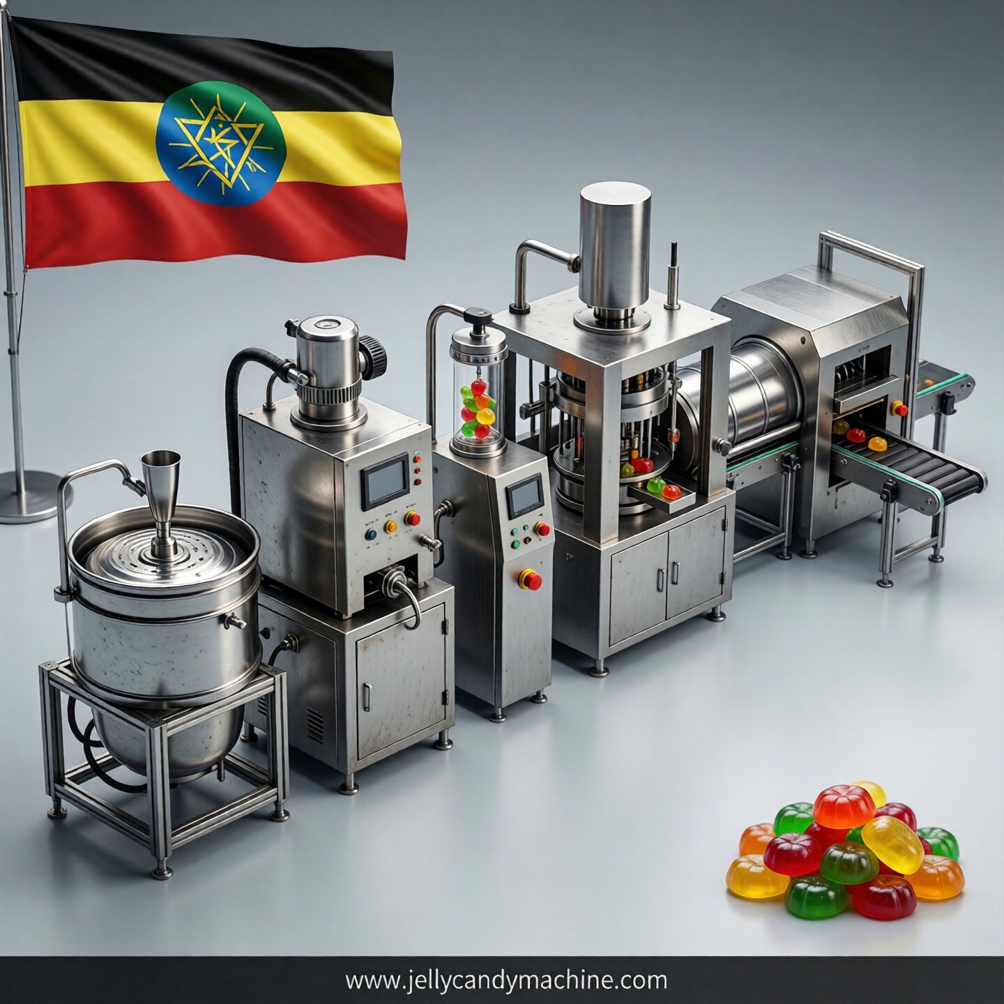 jelly candy production line in Ethiopia