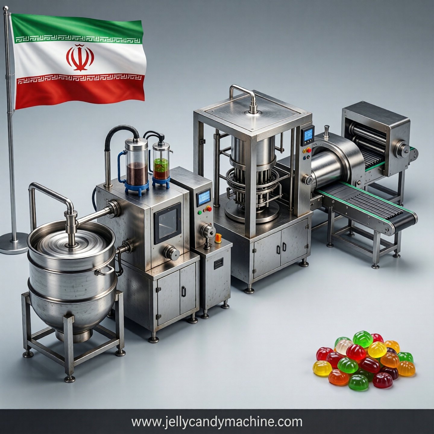 jelly candy production line in Iran