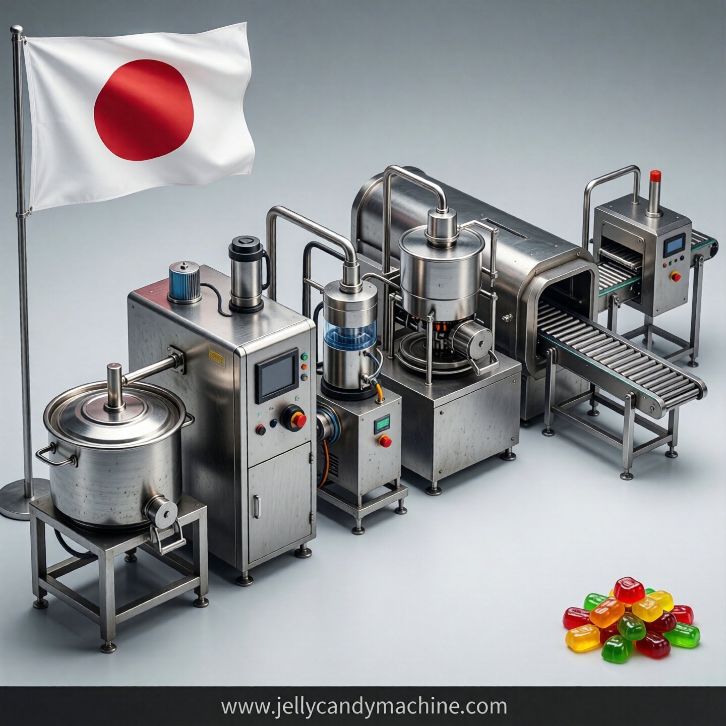 jelly candy production line in Japan