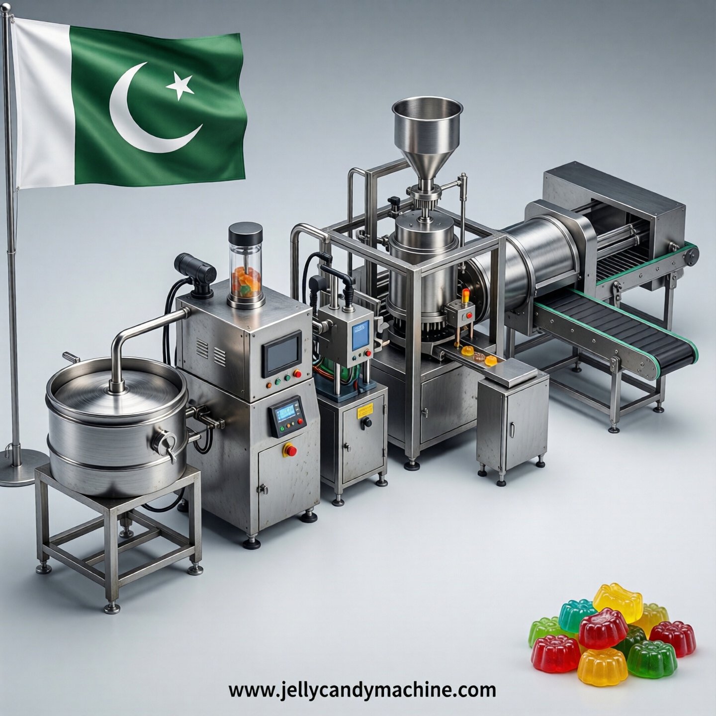 jelly candy production line in Pakistan