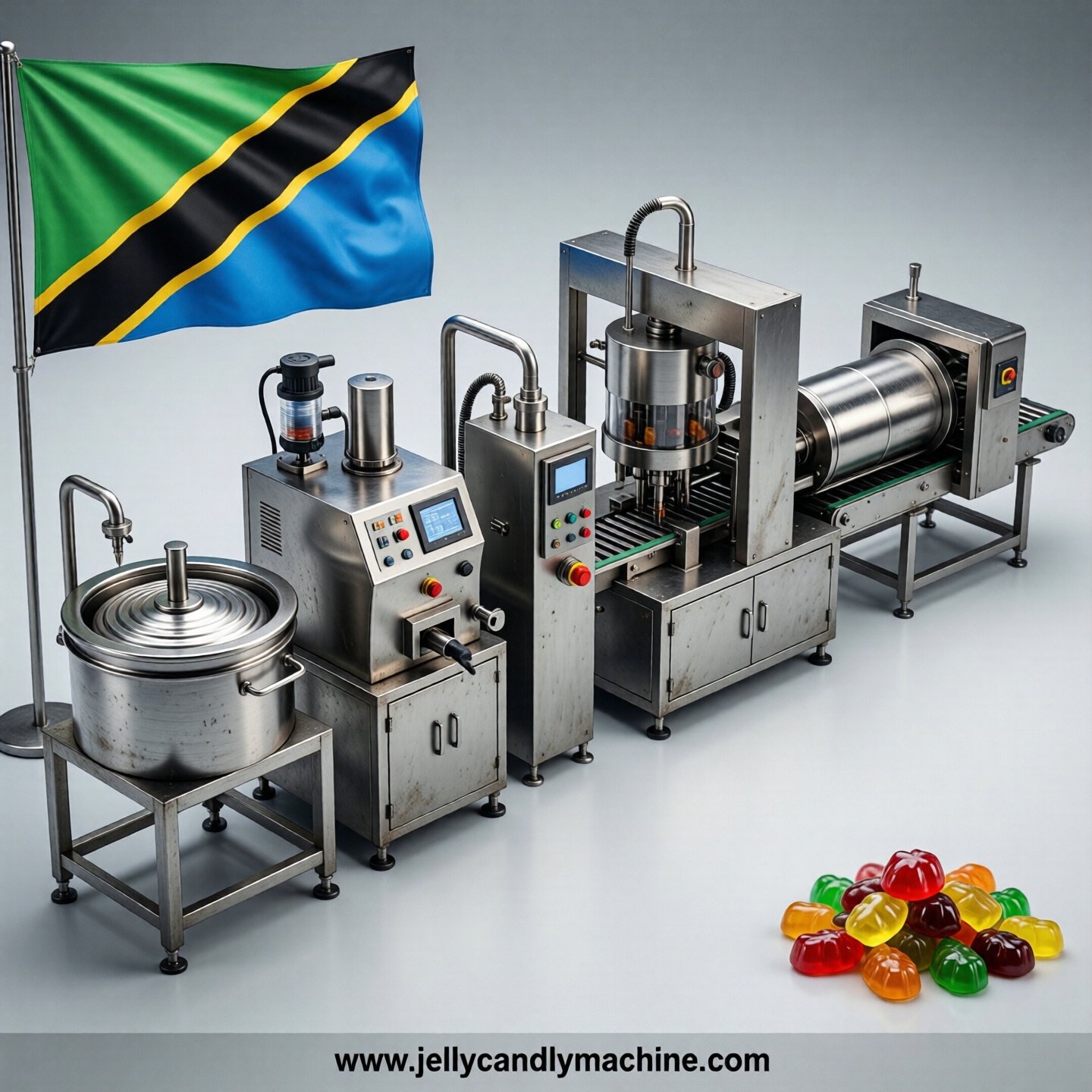 jelly candy production line in Tanzania