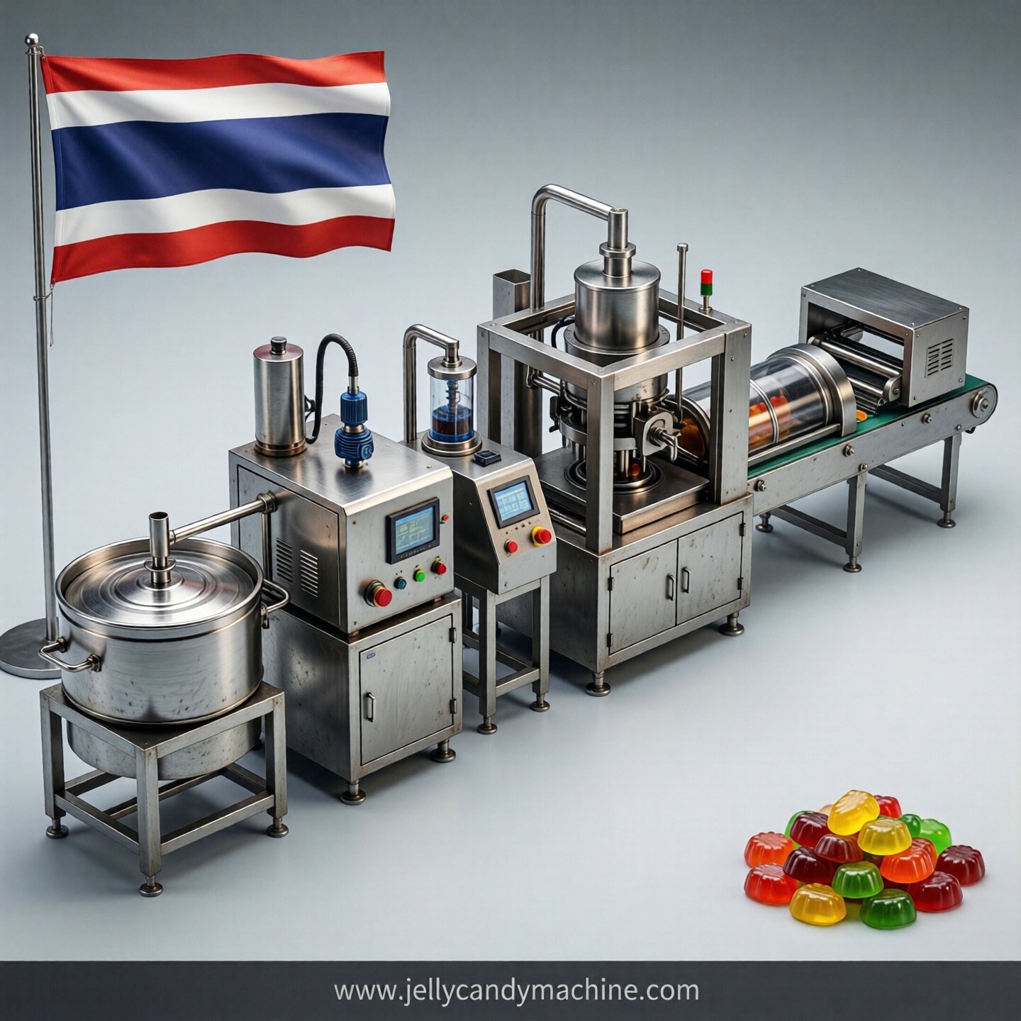 jelly candy production line in Thailand