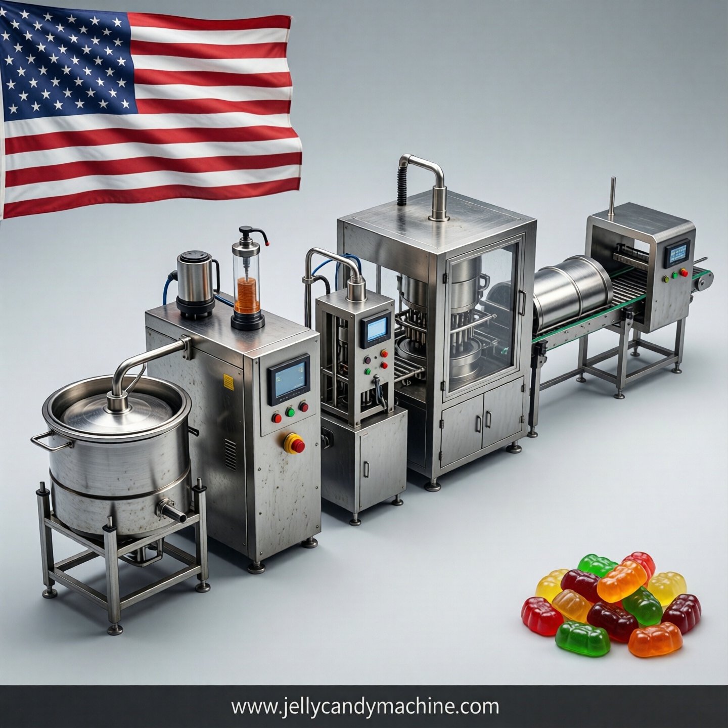 jelly candy production line in United States