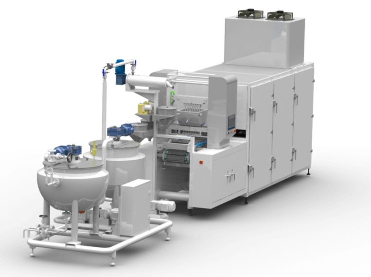 40kg/h Fully automatic gummy/Jelly candy production line