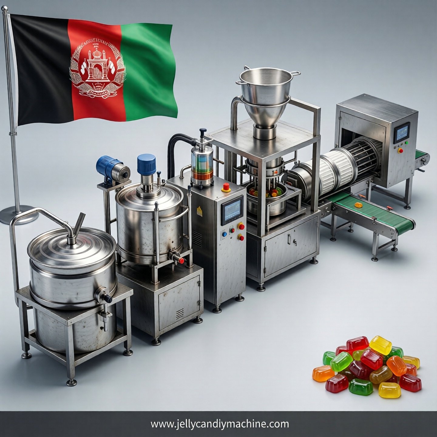jelly candy production line in Afghanistan