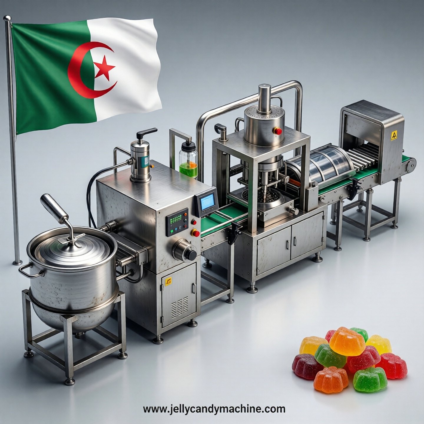 jelly candy production line in Algeria