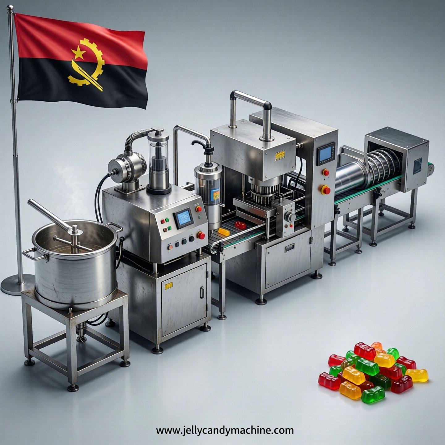jelly candy production line in Angola