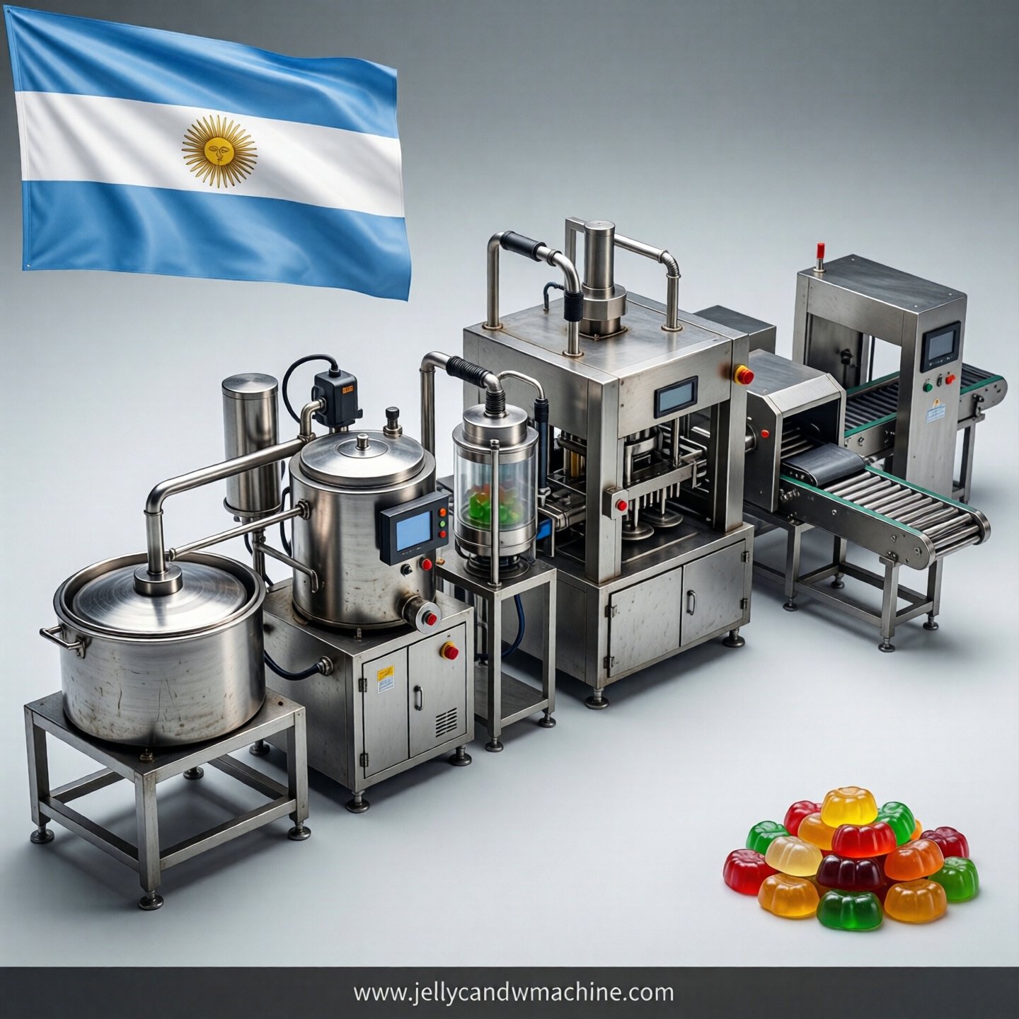 jelly candy production line in Argentina