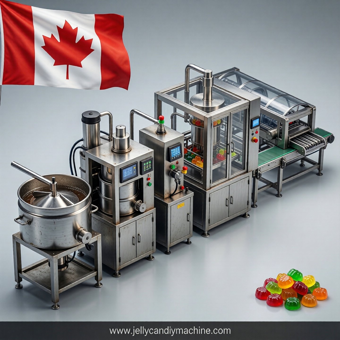 jelly candy production line in Canada