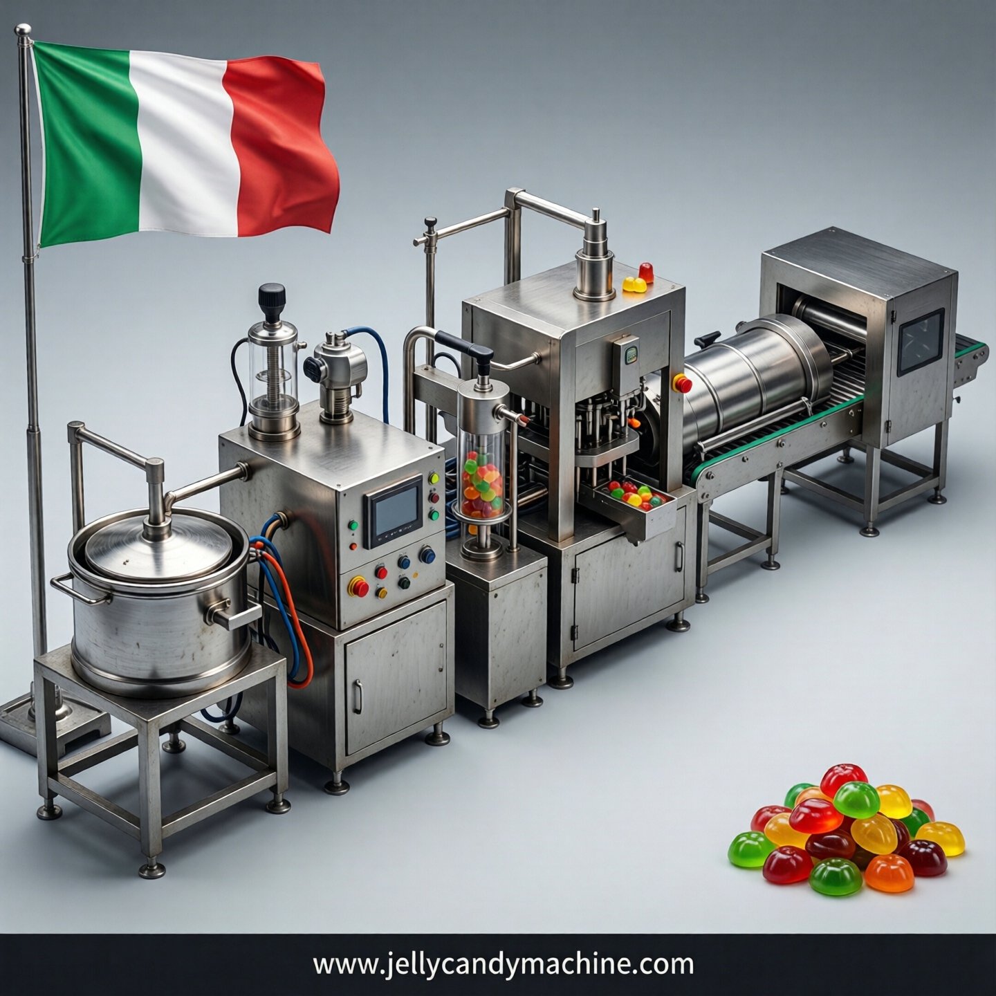 jelly candy production line in Italy