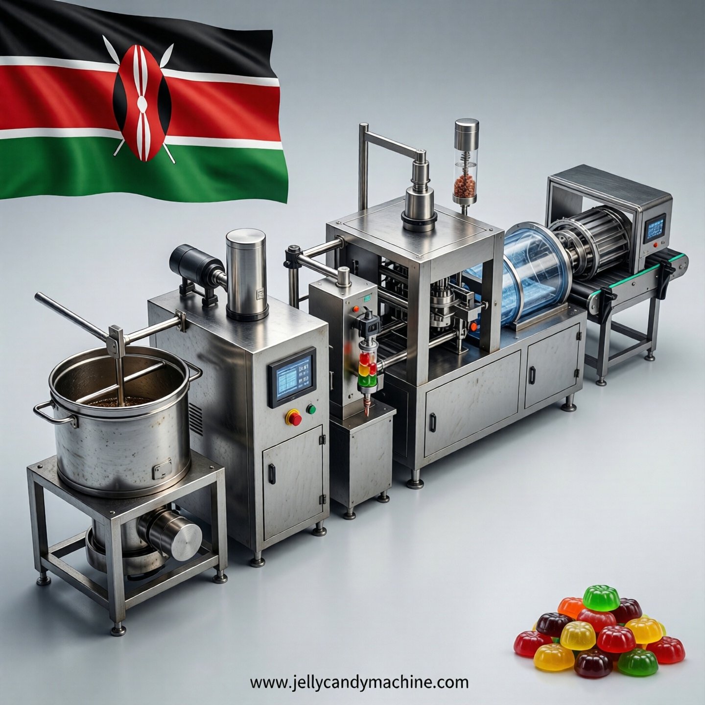 jelly candy production line in Kenya