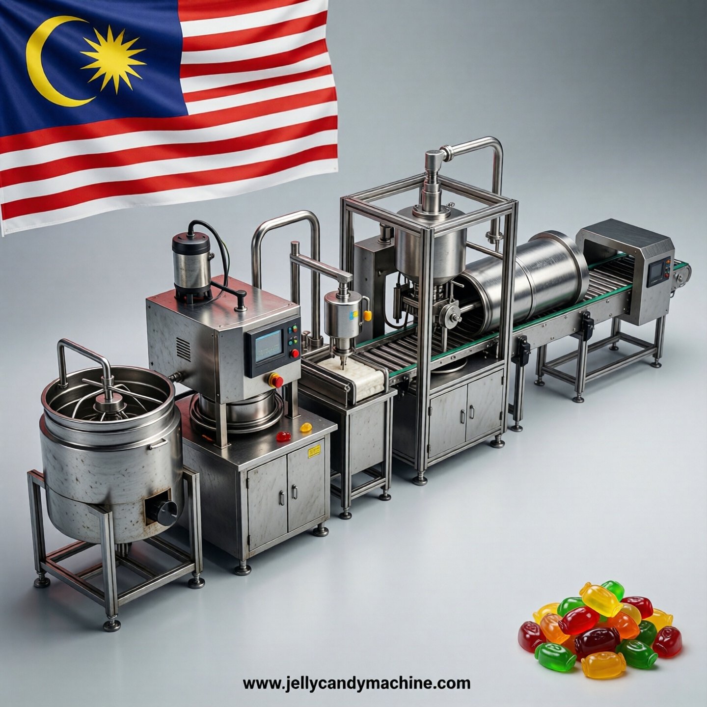 jelly candy production line in Malaysia