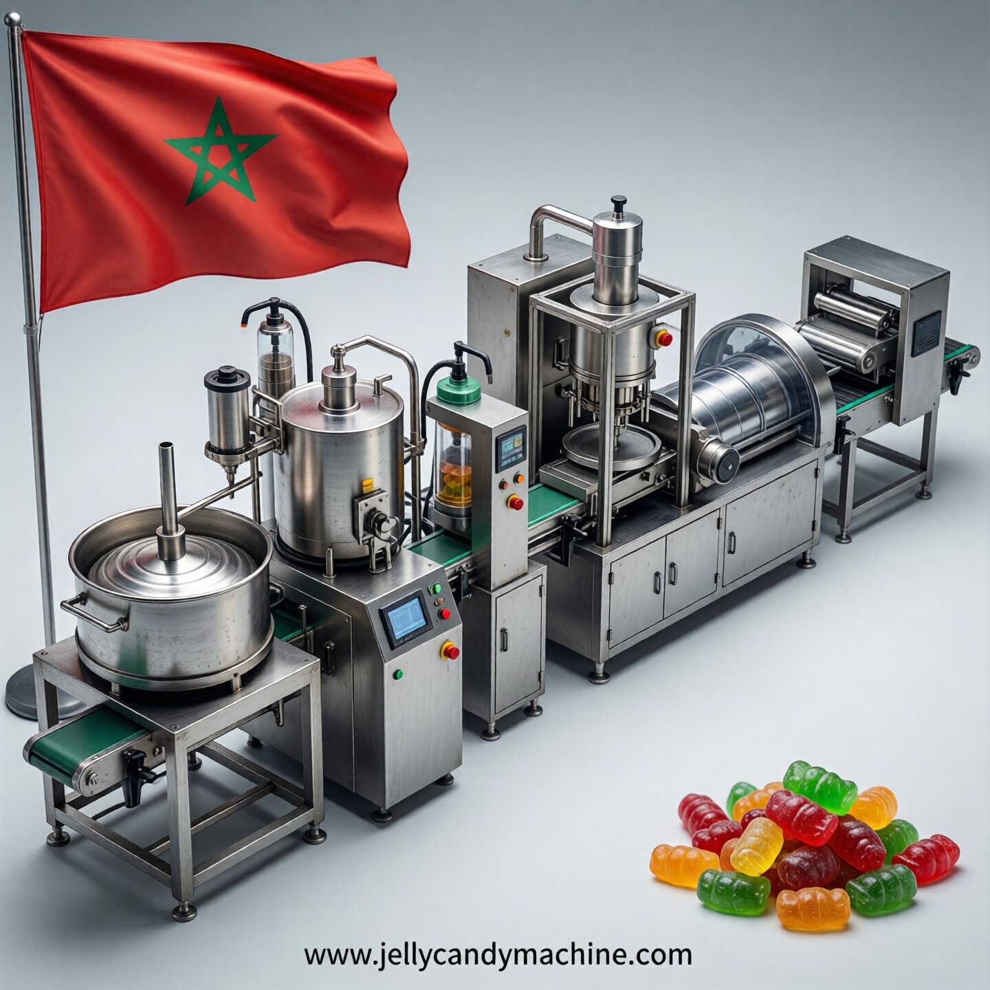 jelly candy production line in Morocco