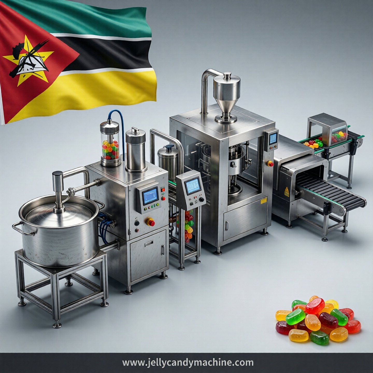 jelly candy production line in Mozambique