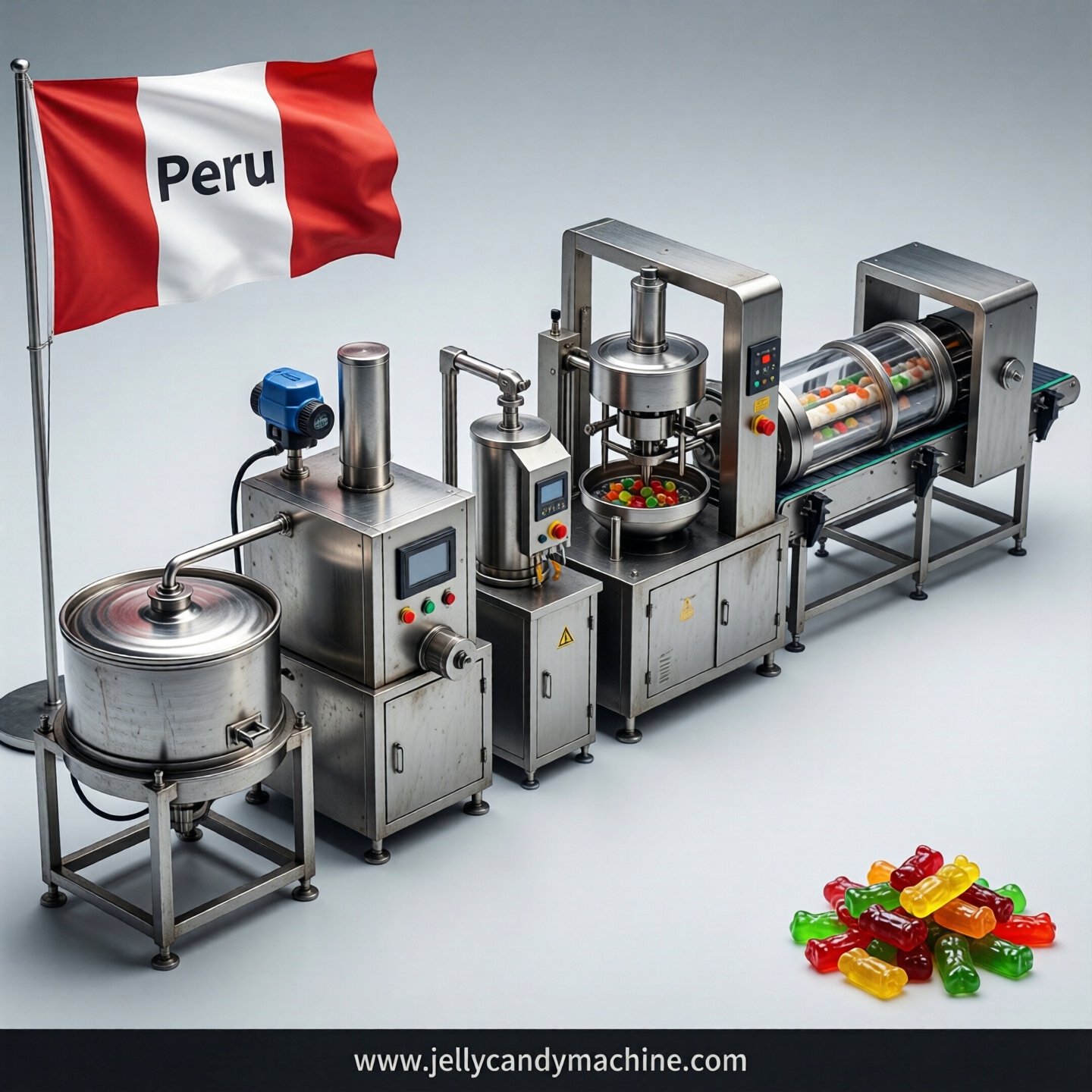 jelly candy production line in Peru