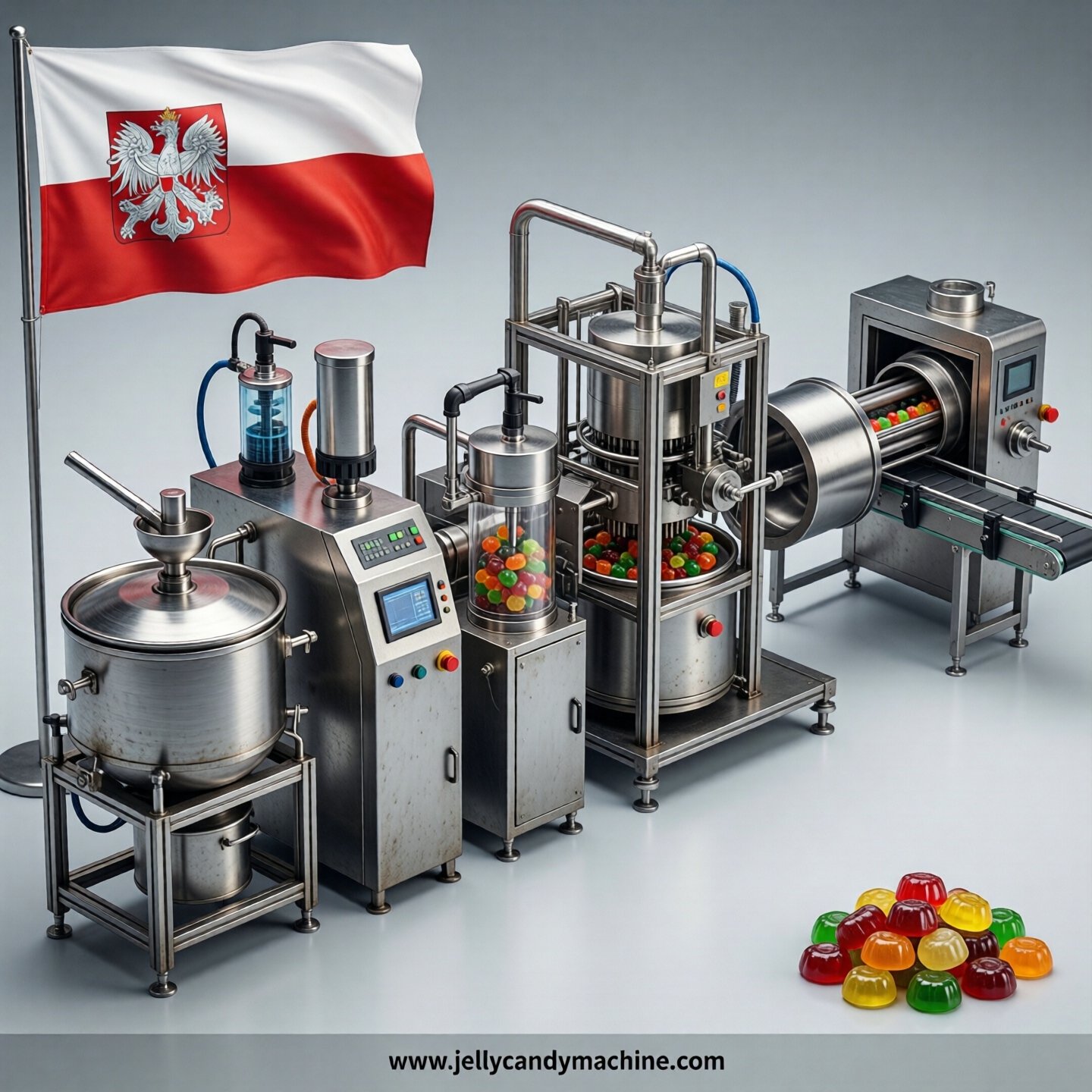 jelly candy production line in Poland