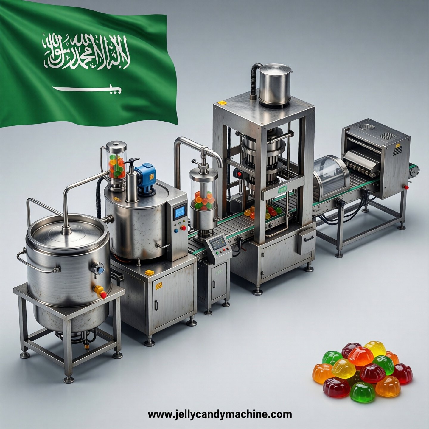 jelly candy production line in Saudi Arabia