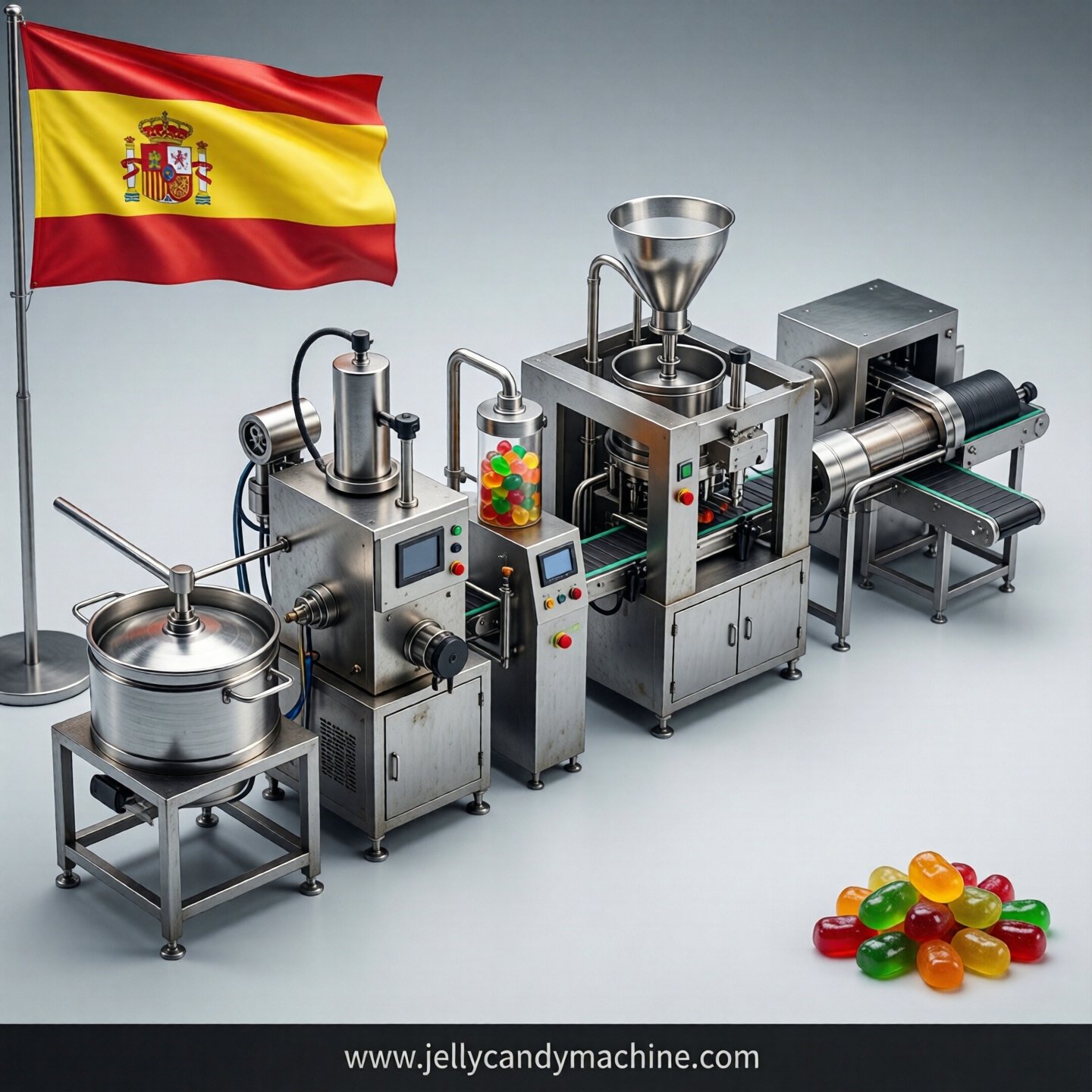 jelly candy production line in Spain