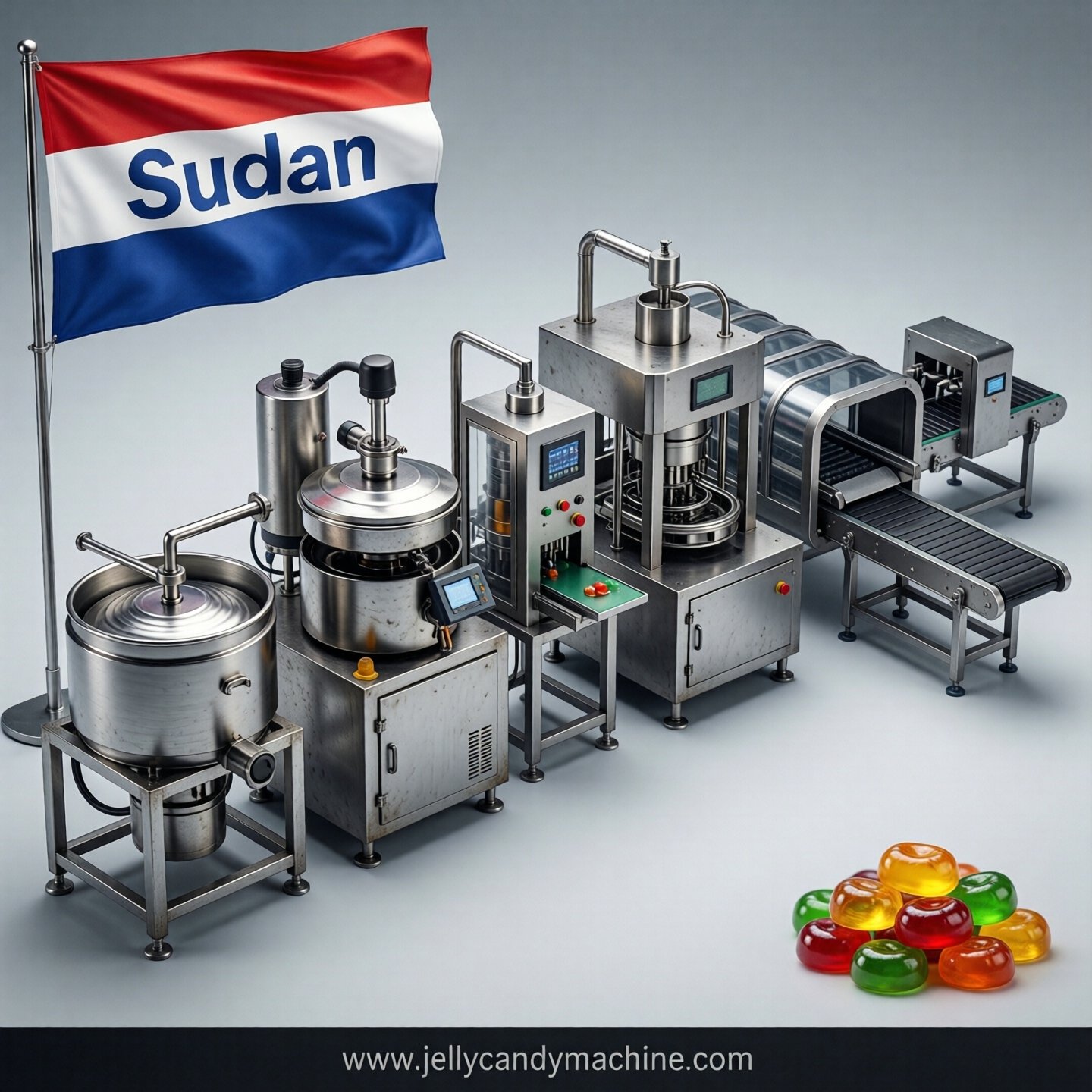 jelly candy production line in Sudan