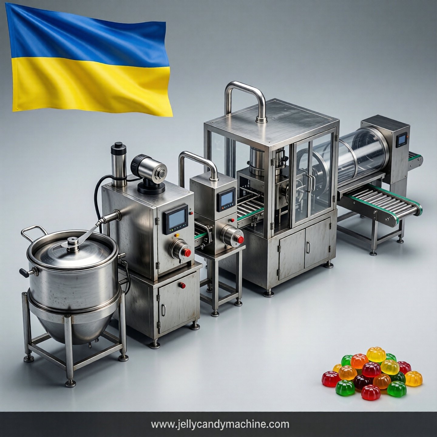 jelly candy production line in Ukraine