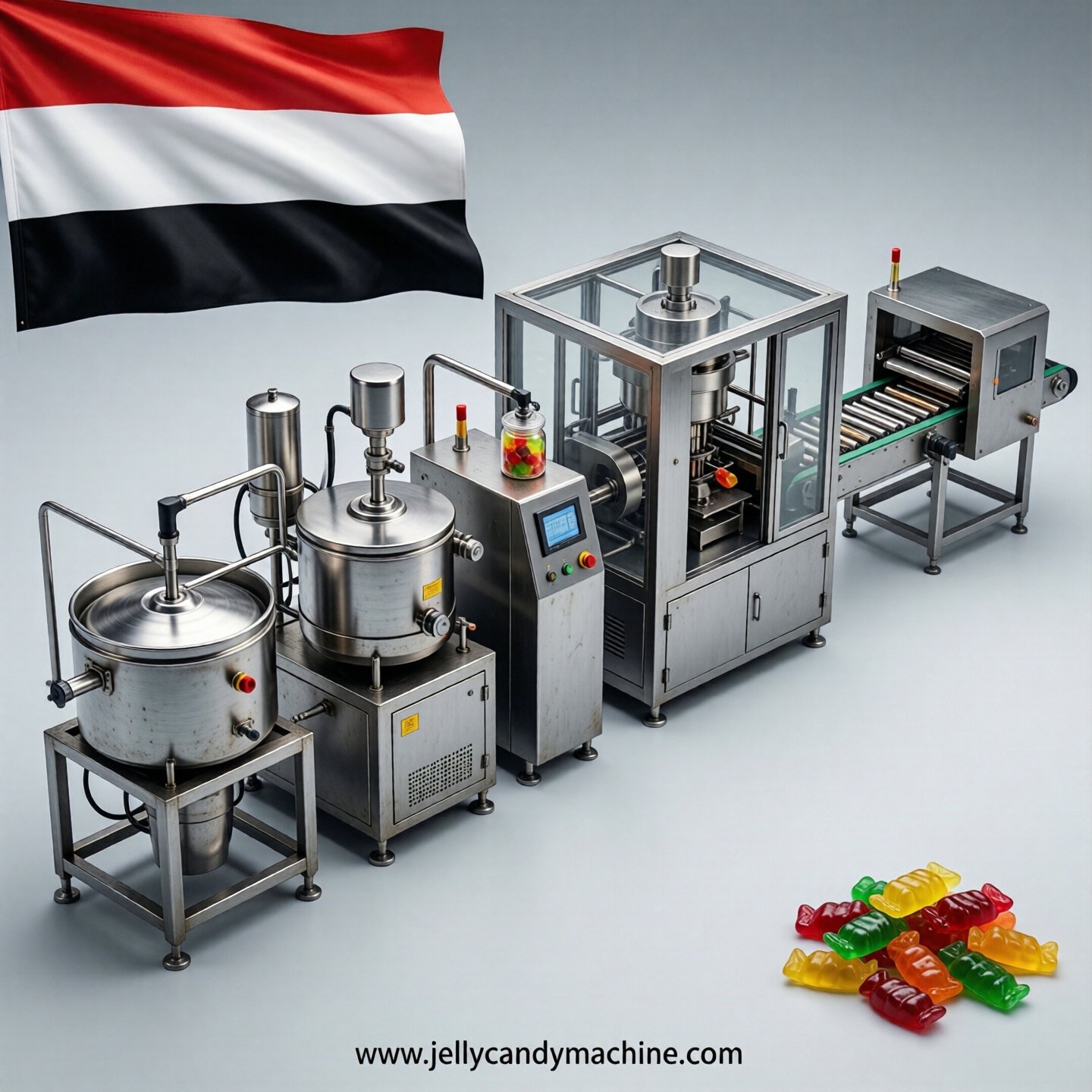 jelly candy production line in Yemen