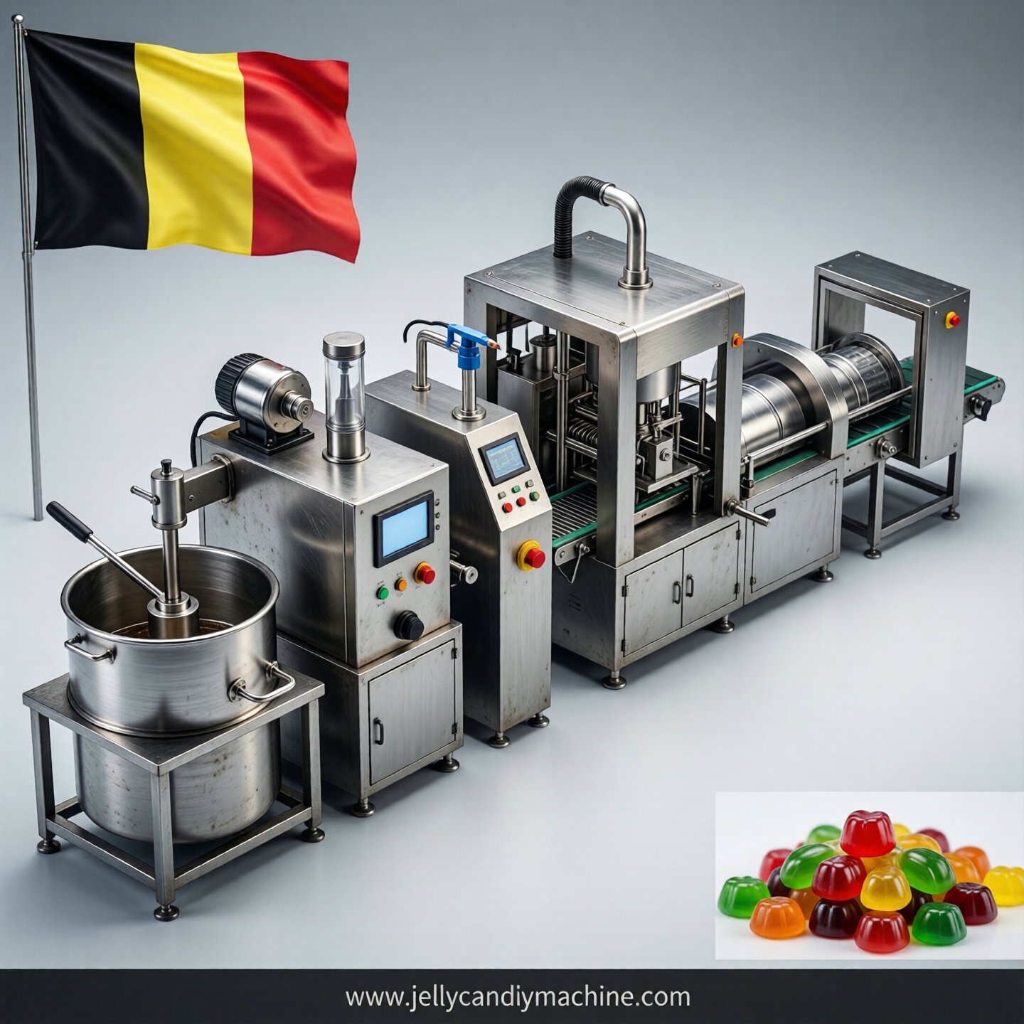 jelly candy production line in Belgium