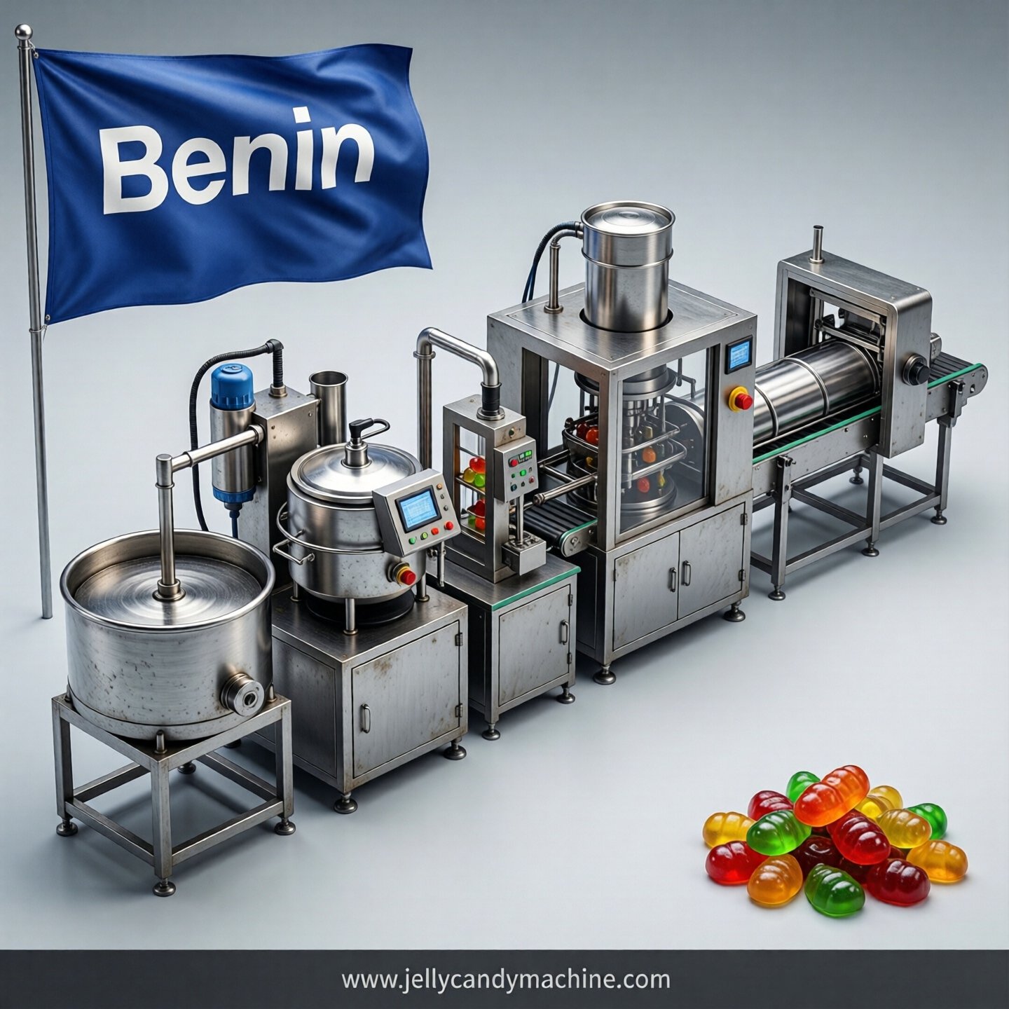jelly candy production line in Benin