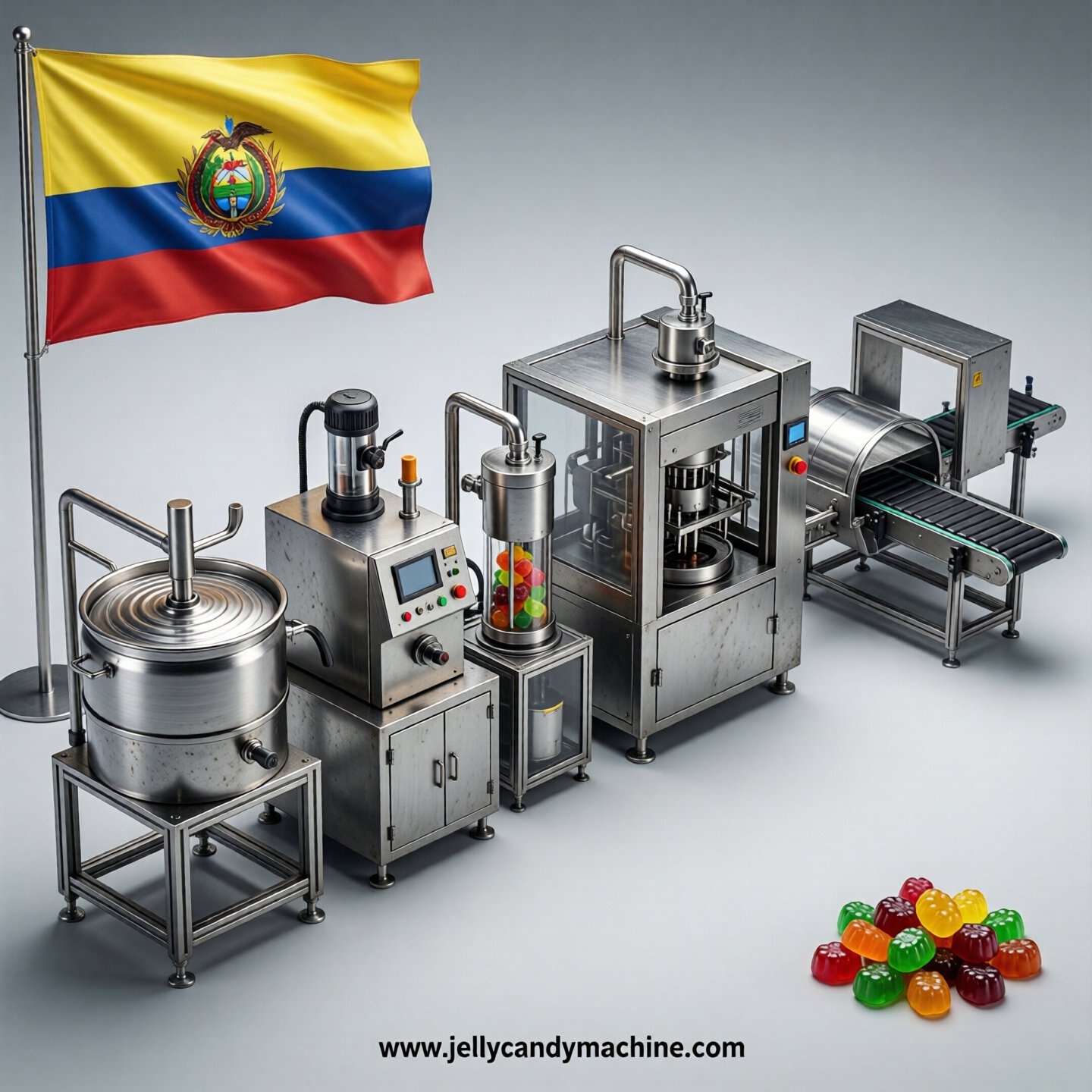 jelly candy production line in Bolivia