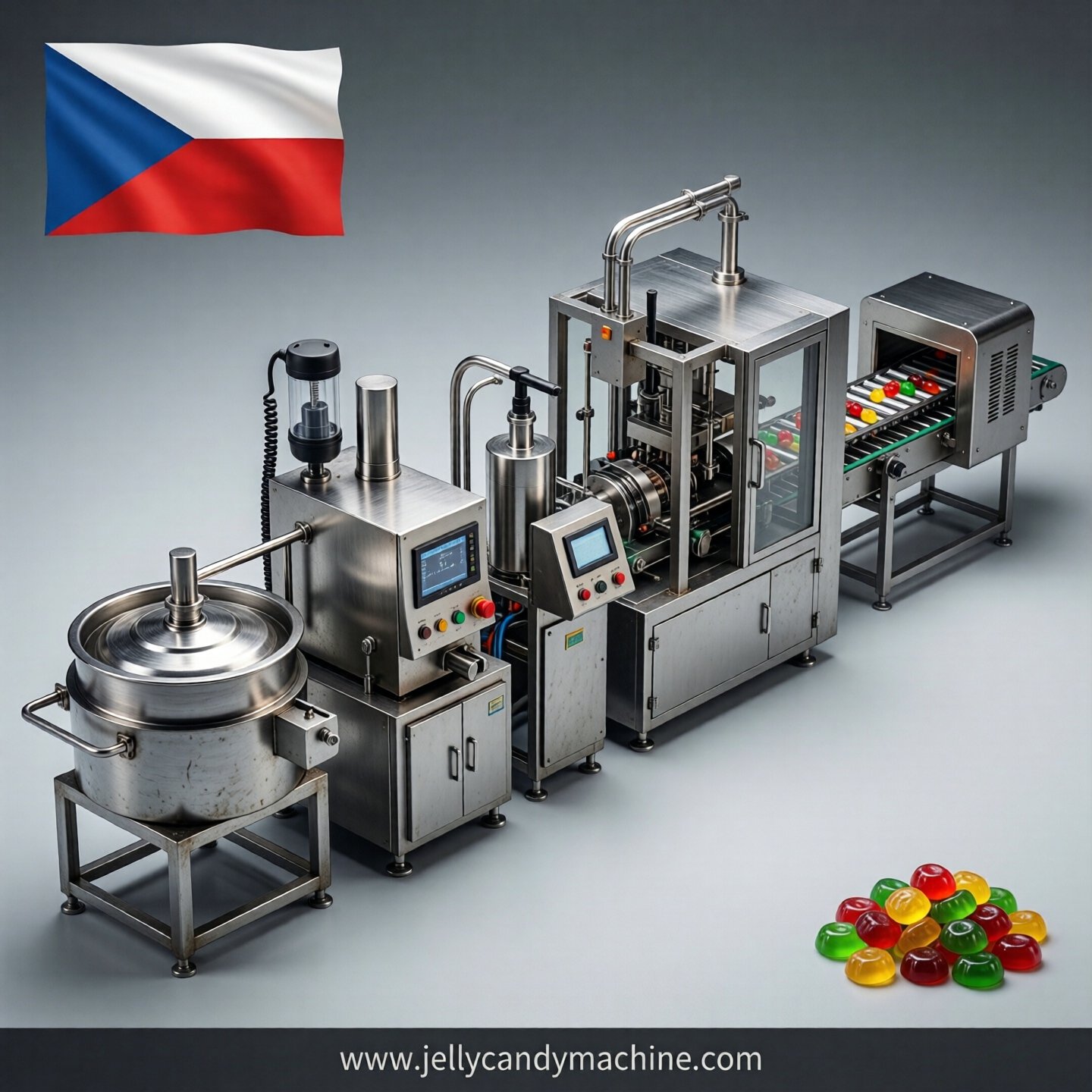 jelly candy production line in Czech Republic