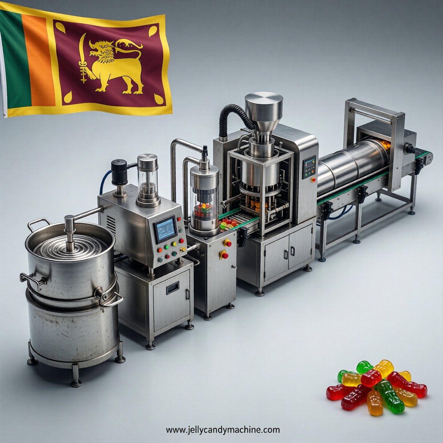jelly candy production line in Sri Lanka