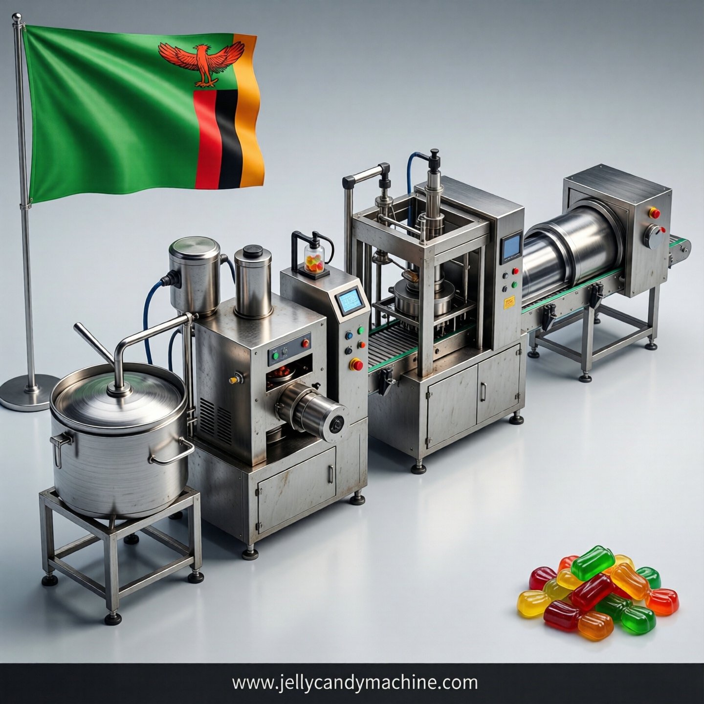 jelly candy production line in Zambia