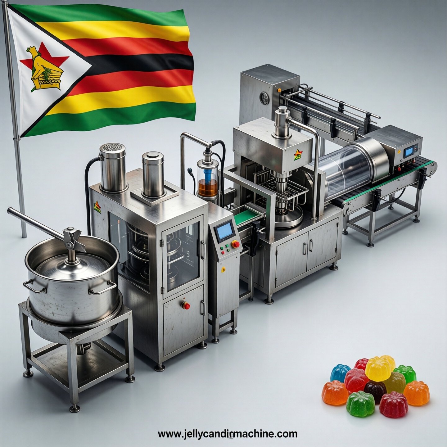 jelly candy production line in Zimbabwe