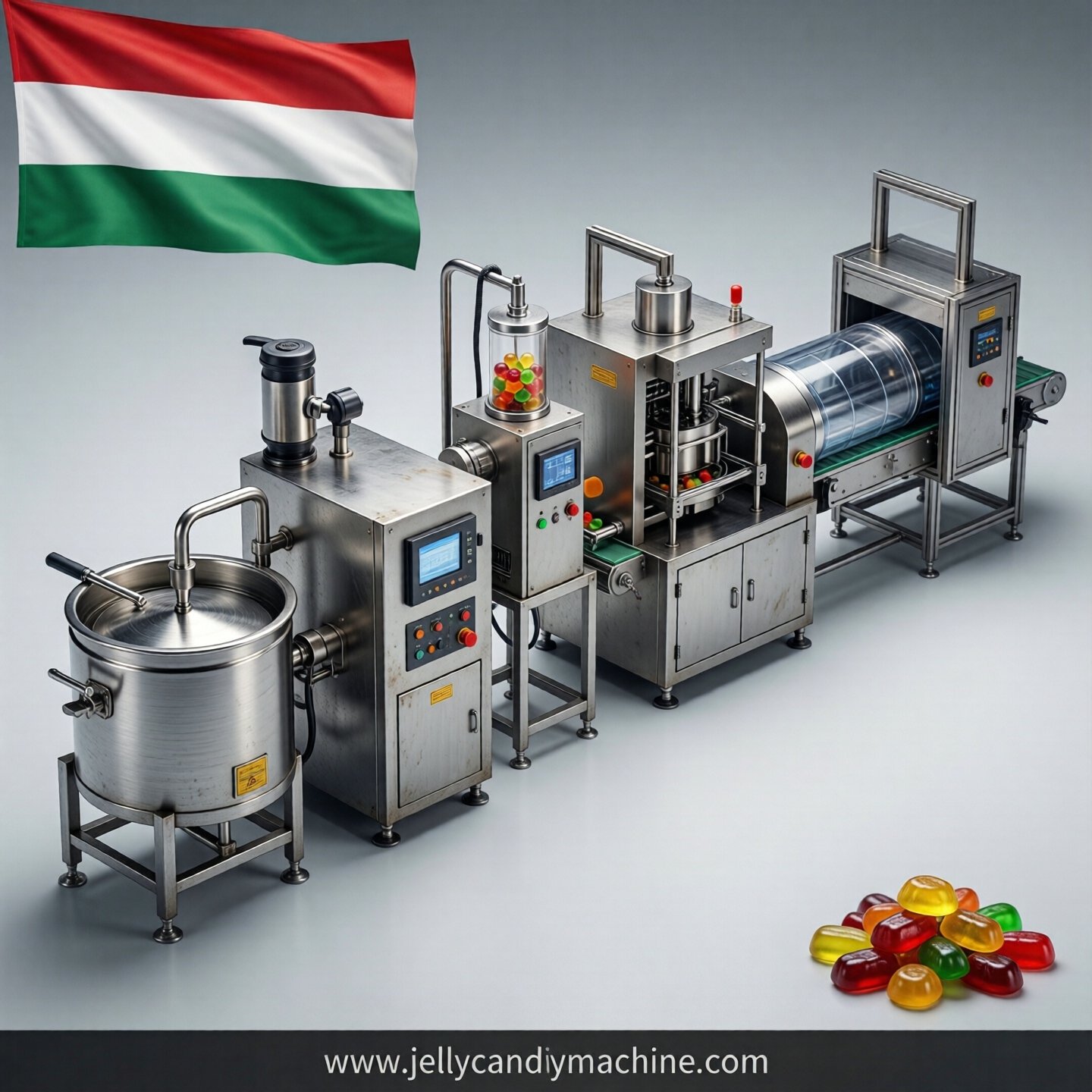 jelly candy production line in Hungary