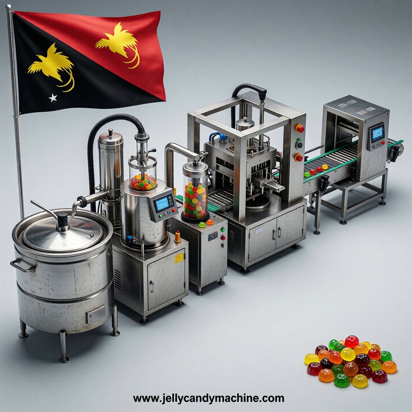 jelly candy production line in Papua New Guinea