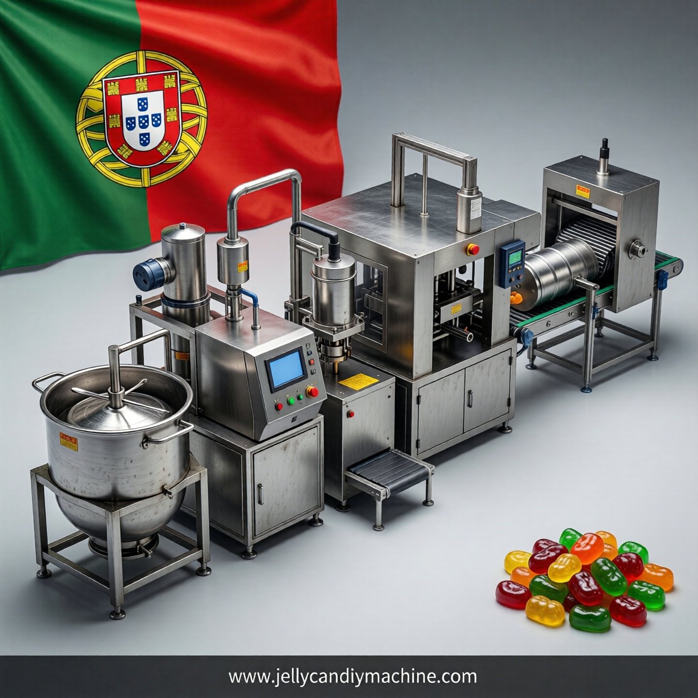 jelly candy production line in Portugal